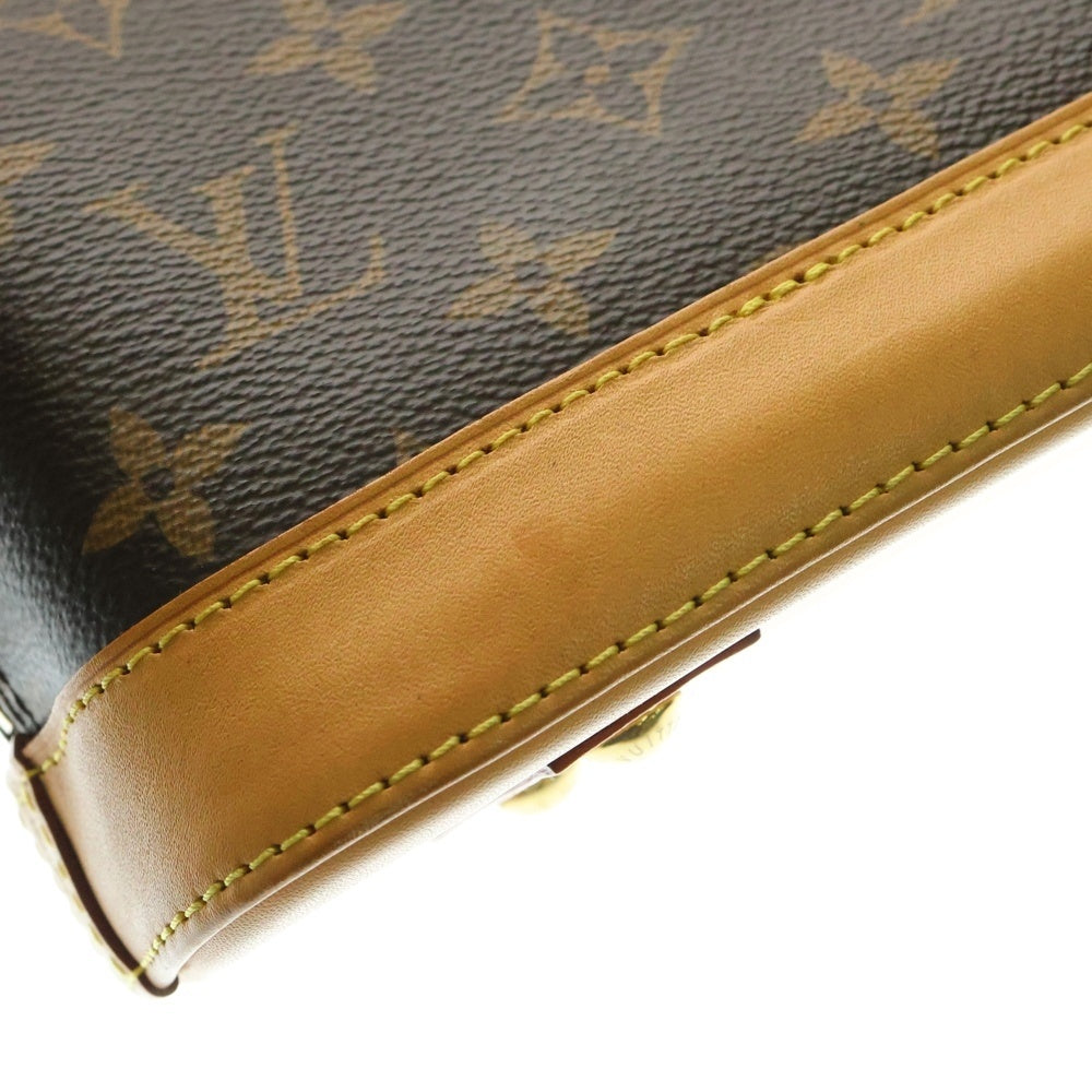 LOUIS VUITTON(ルイヴィトン) モノグラム アルマBB 2WAY レザーハンドバッグ ショルダーバッグ ブラウン レディース M53152