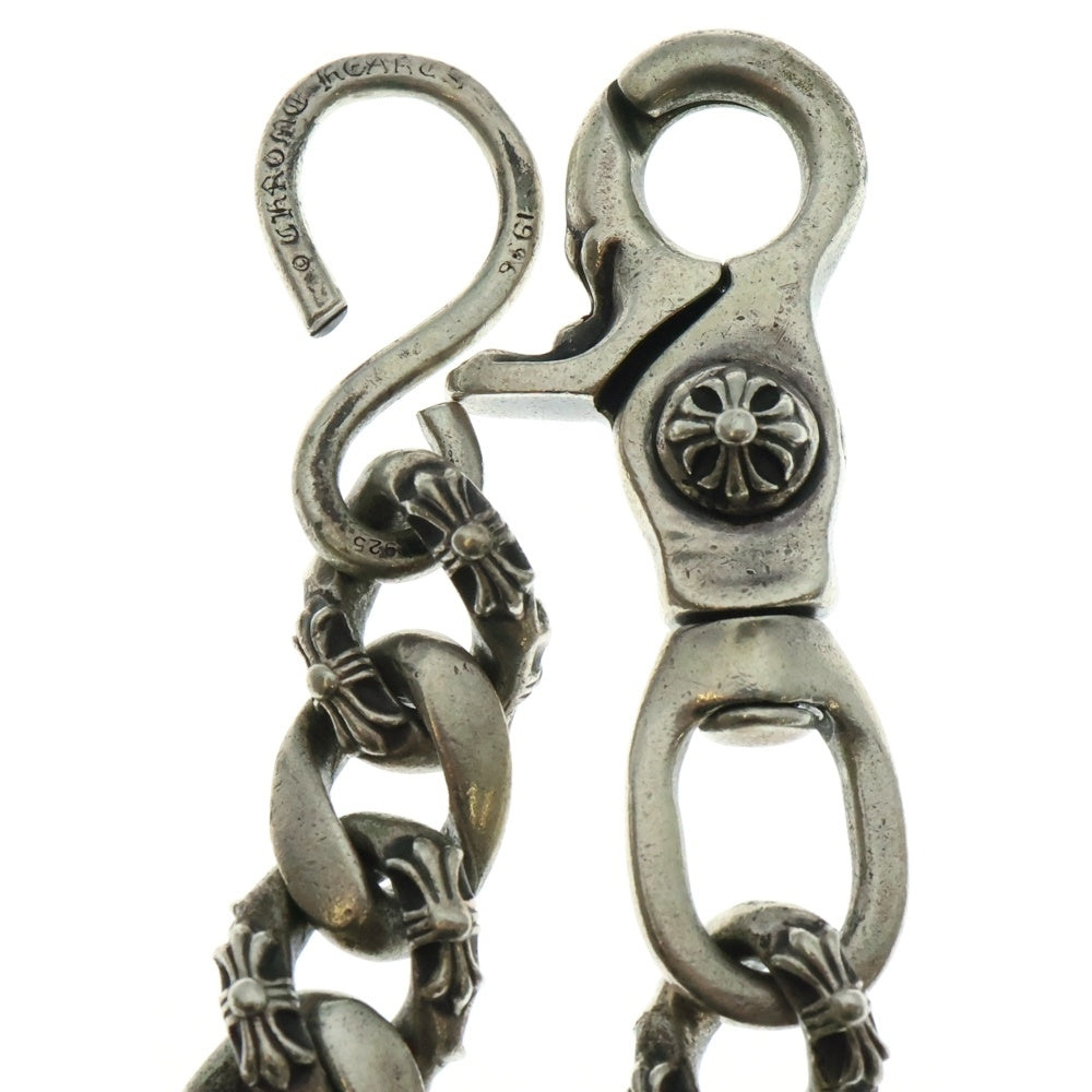 CHROME HEARTS(クロムハーツ) FANCY SHORT-S/1クリップショートファンシー ウォレットチェーン シルバー BCA076