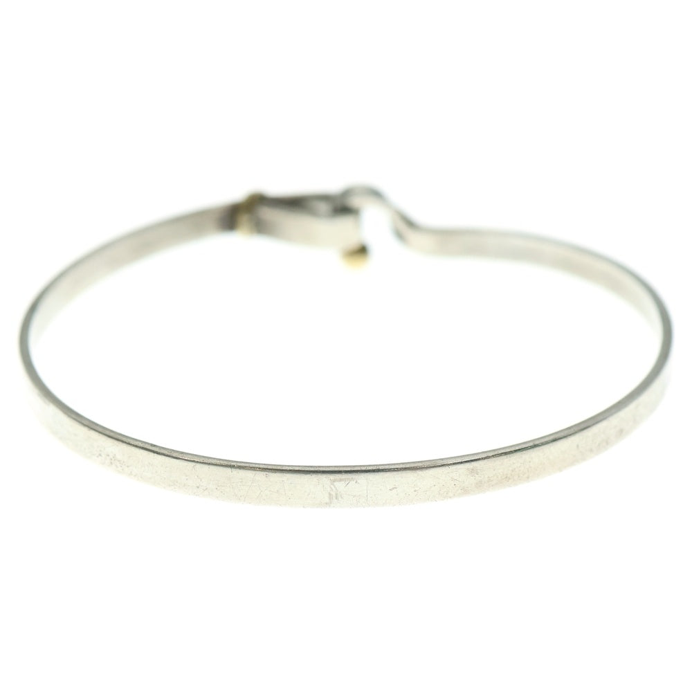 TIFFANY&Co(ティファニー) フック&アイバングル ブレスレット シルバー×ゴールド