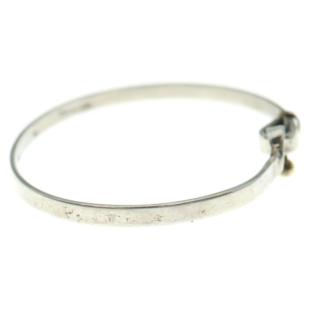 TIFFANY&Co(ティファニー) フック&アイバングル ブレスレット シルバー×ゴールド