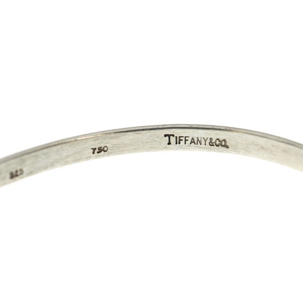 TIFFANY&Co(ティファニー) フック&アイバングル ブレスレット シルバー×ゴールド