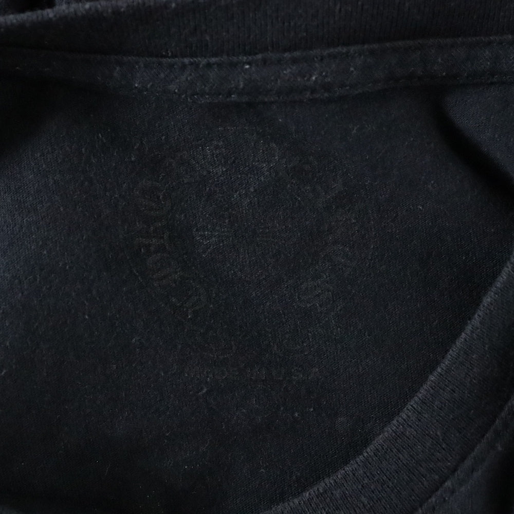 CHROME HEARTS(クロムハーツ) CH T-SHRT バックホースシュープリント 半袖Tシャツ カットソー ブラック