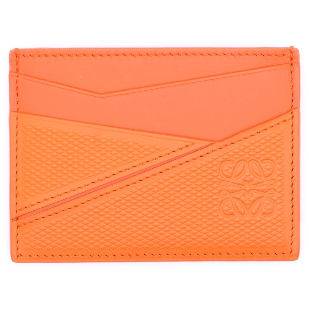 ♡LOEWE♡ロエベ　 パズルカードホルダー カードケース 　オレンジ LOEWE(ロエベ) アナグラム パズルカードホルダー カードケース 名刺