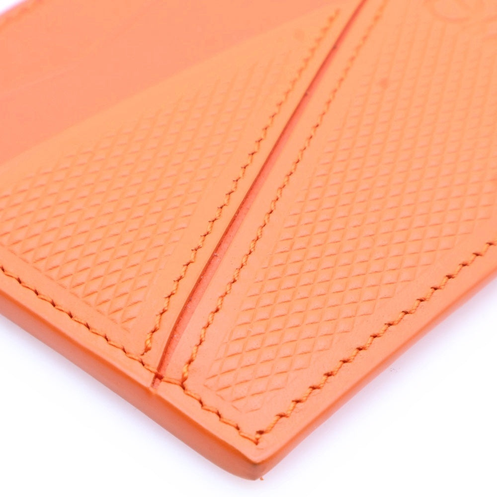 LOEWE(ロエベ) アナグラム パズルカードホルダー カードケース 名刺入れ オレンジ レザー