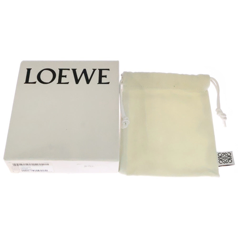 LOEWE(ロエベ) アナグラム パズルカードホルダー カードケース 名刺入れ オレンジ レザー