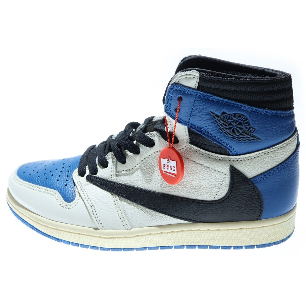 NIKE(ナイキ) ×TRAVIS SCOTT ×FRAGMENT AIR JORDAN1 RETRO HIGH OG SP トラヴィススコット フラグメント エアジョーダン1 ハイカットスニーカー US8/26cm DH3227-105