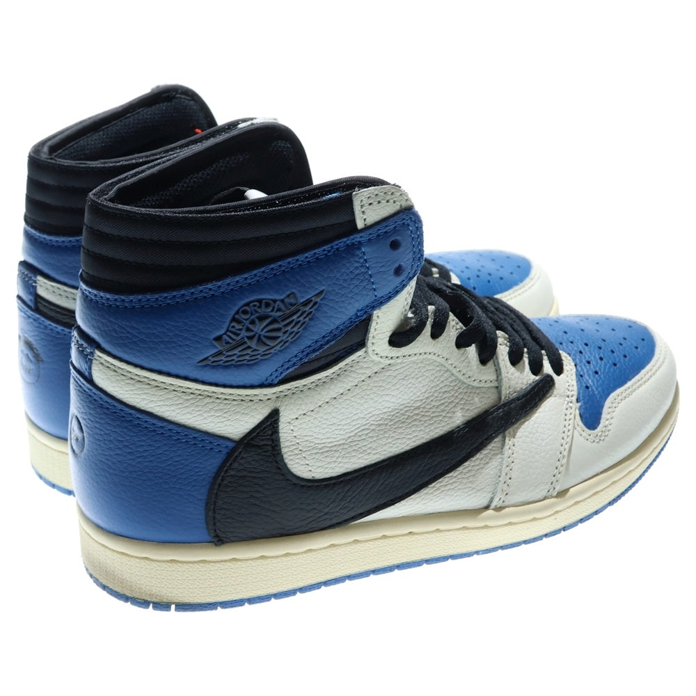NIKE(ナイキ) ×TRAVIS SCOTT ×FRAGMENT AIR JORDAN1 RETRO HIGH OG SP トラヴィススコット フラグメント エアジョーダン1 ハイカットスニーカー US8/26cm DH3227-105