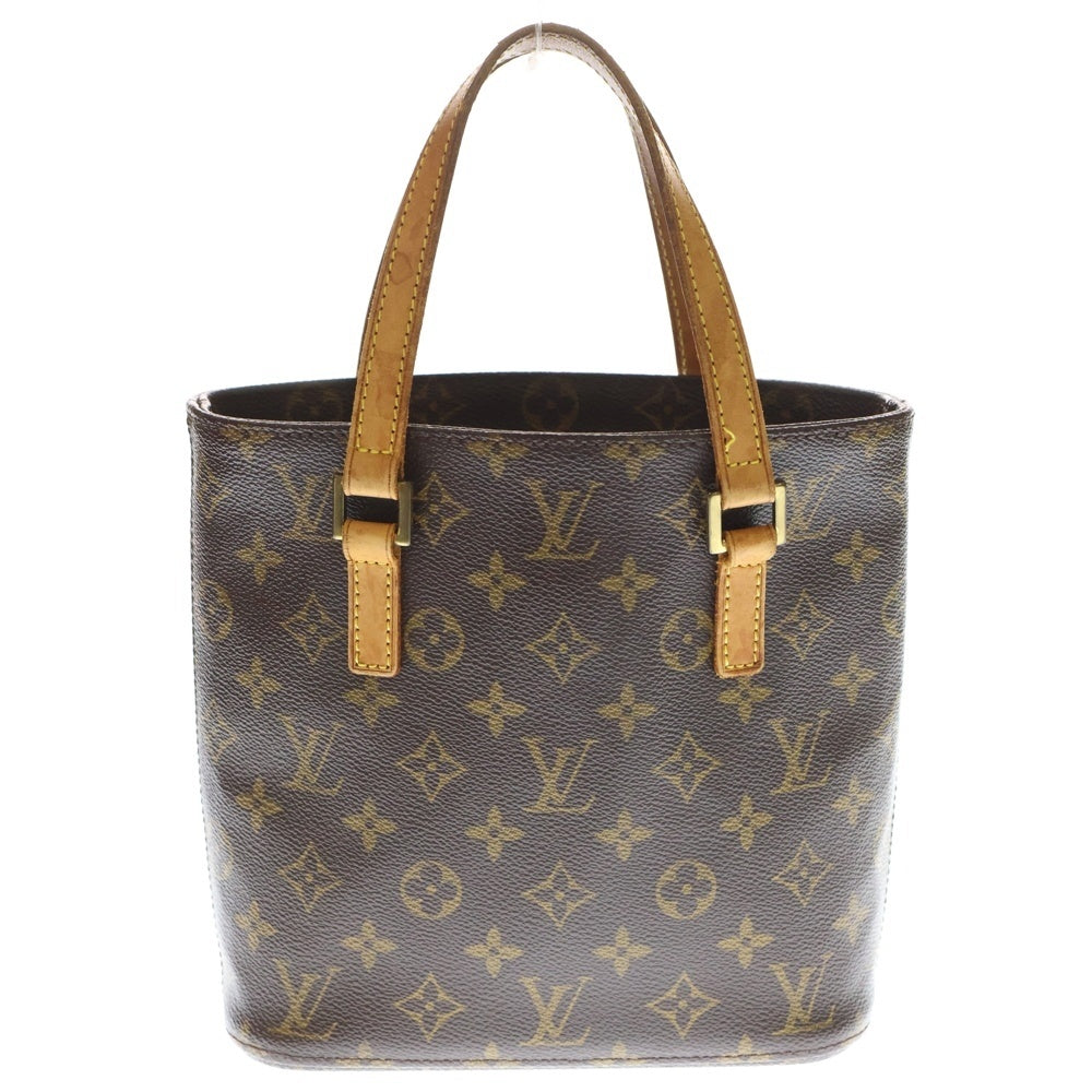 LOUIS VUITTON(ルイヴィトン) モノグラム バティニョール ハンドバッグ ミニバッグ ブラウン レザー×PVC M51156 ゴールド金具