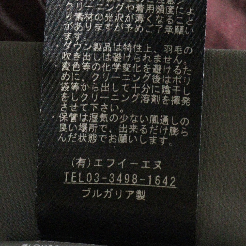 DUVETICA(デュベティカ) Goccia ファー フーデッド ジップアップ ノースリーブ ダウンベスト ボルドー レディース