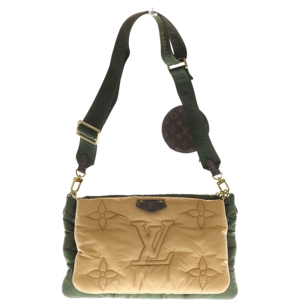 LOUIS VUITTON(ルイヴィトン) モノグラム LVピロー マキシ ミュルティ ポシェットアクセソワール 2WAY ポーチ付ナイロンショルダーバッグ チェーンハンドバッグ M58977 レディース