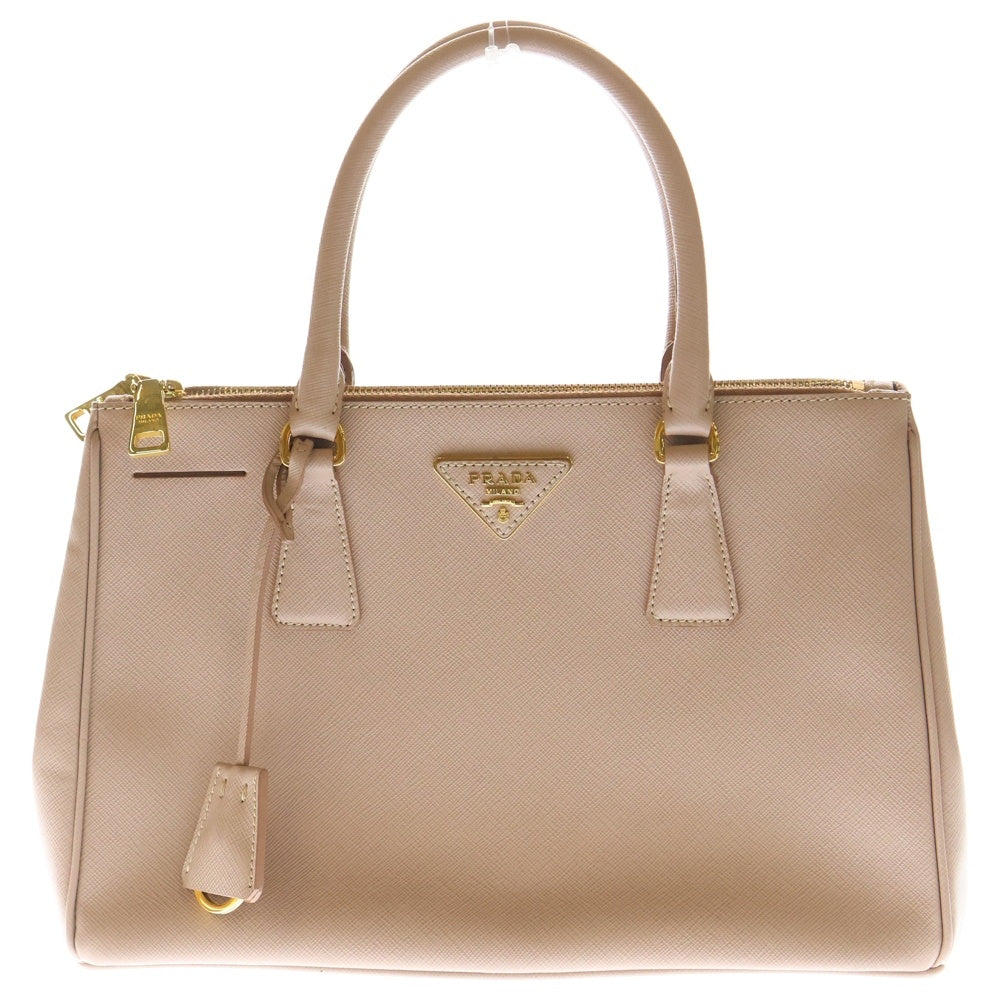 PRADA(プラダ) ガレリア 2WAYバッグ ショルダーバッグ ハンドバッグ ピンクベージュ サフィアーノレザー BN1801 ゴールド金具 レディース