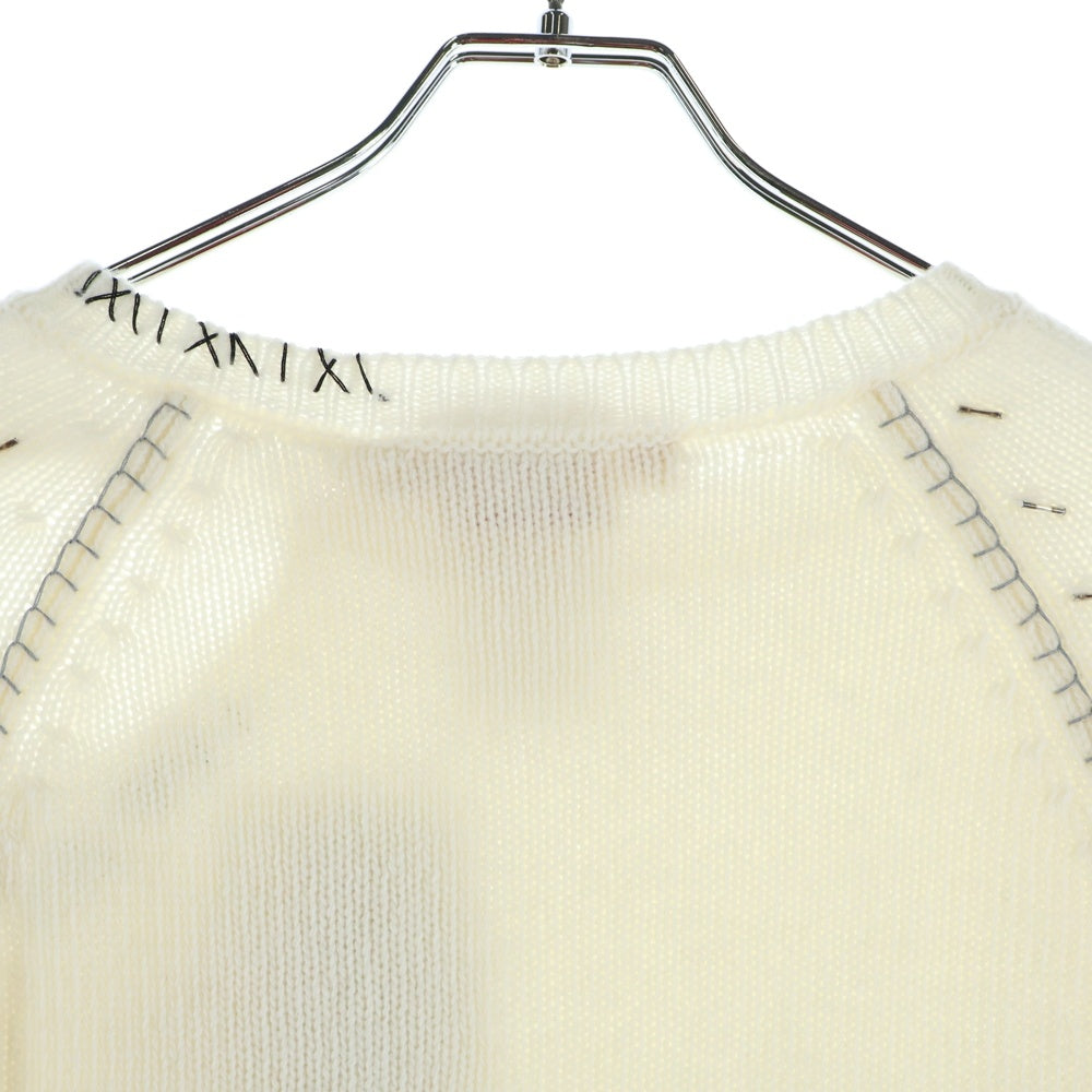 MARNI(マルニ) ビーズトリム プルオーバーウールニット アイボリー レディース