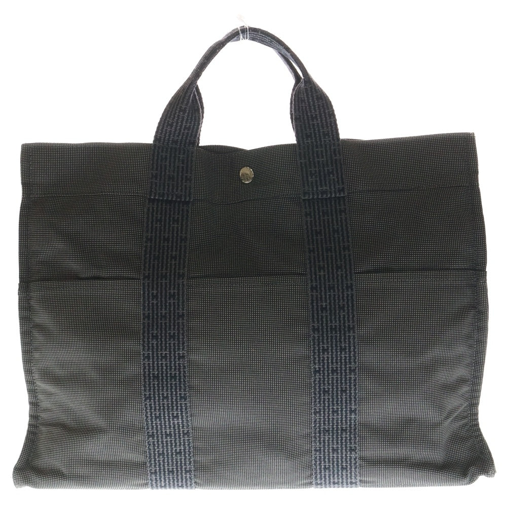 HERMES(エルメス) フールトゥ MM グレー キャンバス ハンドバッグ トートバッグ