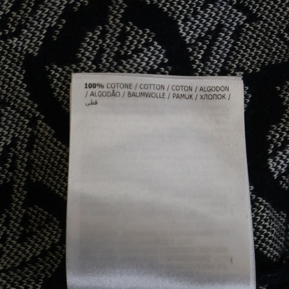 MONCLER(モンクレール) 20SS 総柄クルーネックニット セーター ネイビー/ホワイト G10919C76200