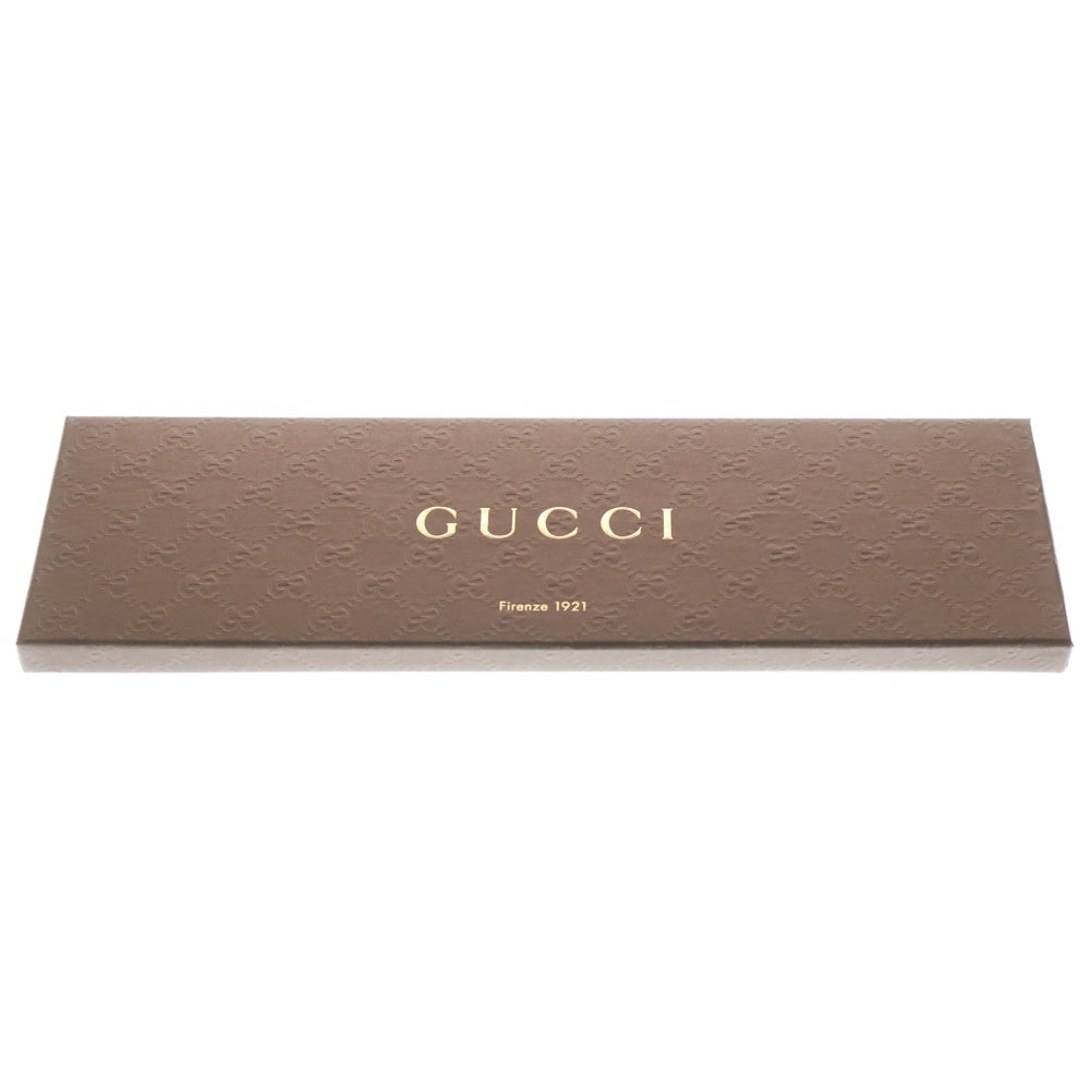 GUCCI(グッチ) 総柄プリント シルク ネクタイ グレー