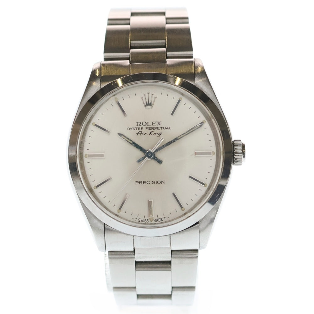 ROLEX(ロレックス) 5505 エアキング シルバー文字盤 SS/AT ステンレス 自動巻き 腕時計 ヴィンテージ 80s