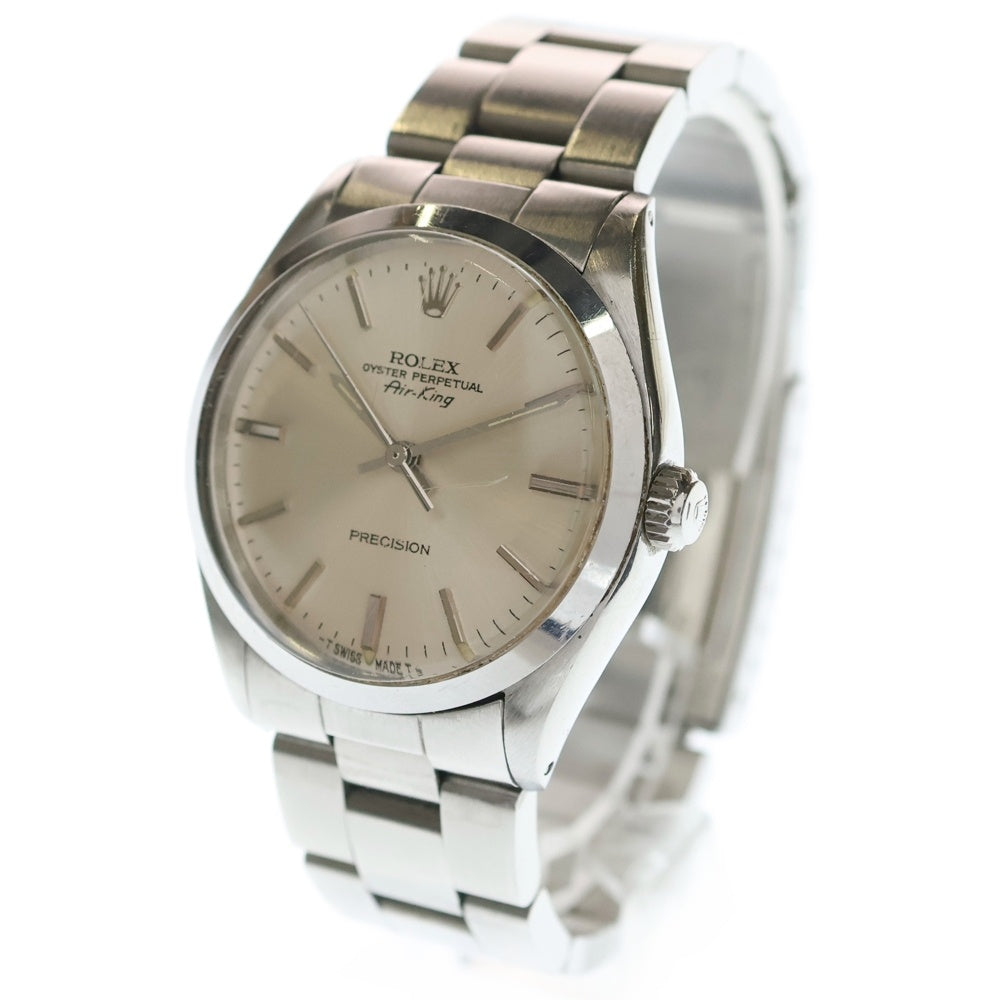 ROLEX(ロレックス) 5505 エアキング シルバー文字盤 SS/AT ステンレス 自動巻き 腕時計 ヴィンテージ 80s