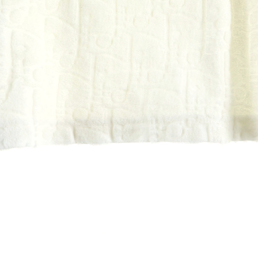 Christian Dior(クリスチャンディオール) オブリーク パイル 半袖Tシャツ ホワイト