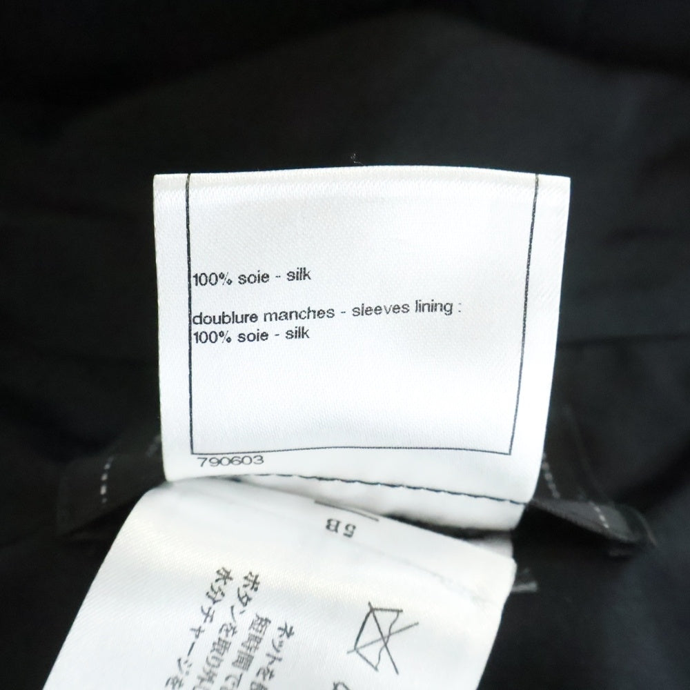 CHANEL(シャネル) シルクトレンチコート ブラック P37216V24958 レディース