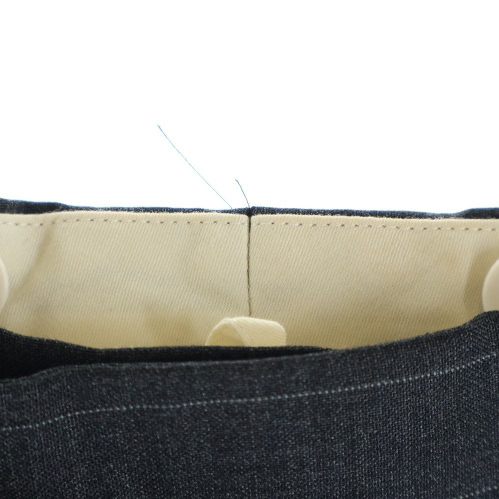 POLO RALPH LAUREN(ポロラルフローレン) セットアップスーツ ストライプ総柄 ウール ダブルブレスト テーラードジャケット スラックスパンツ グレー