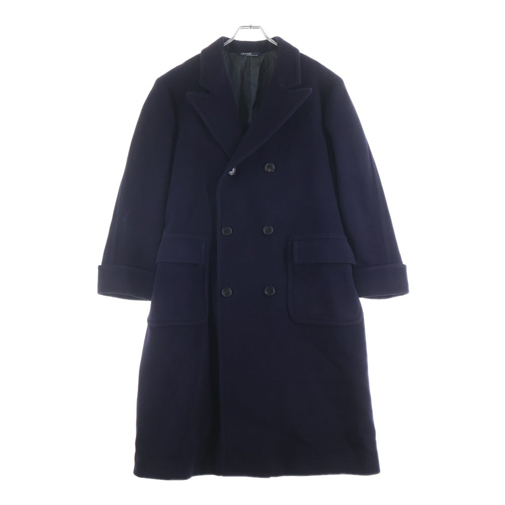 POLO RALPH LAUREN(ポロラルフローレン) ウール ダブルブレスト ロング コート パープル