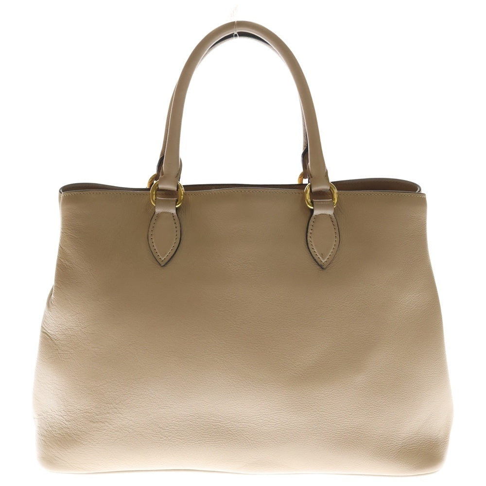 PRADA(プラダ) 2WAYトートバッグ レザー ベージュ 1BA579 レディース