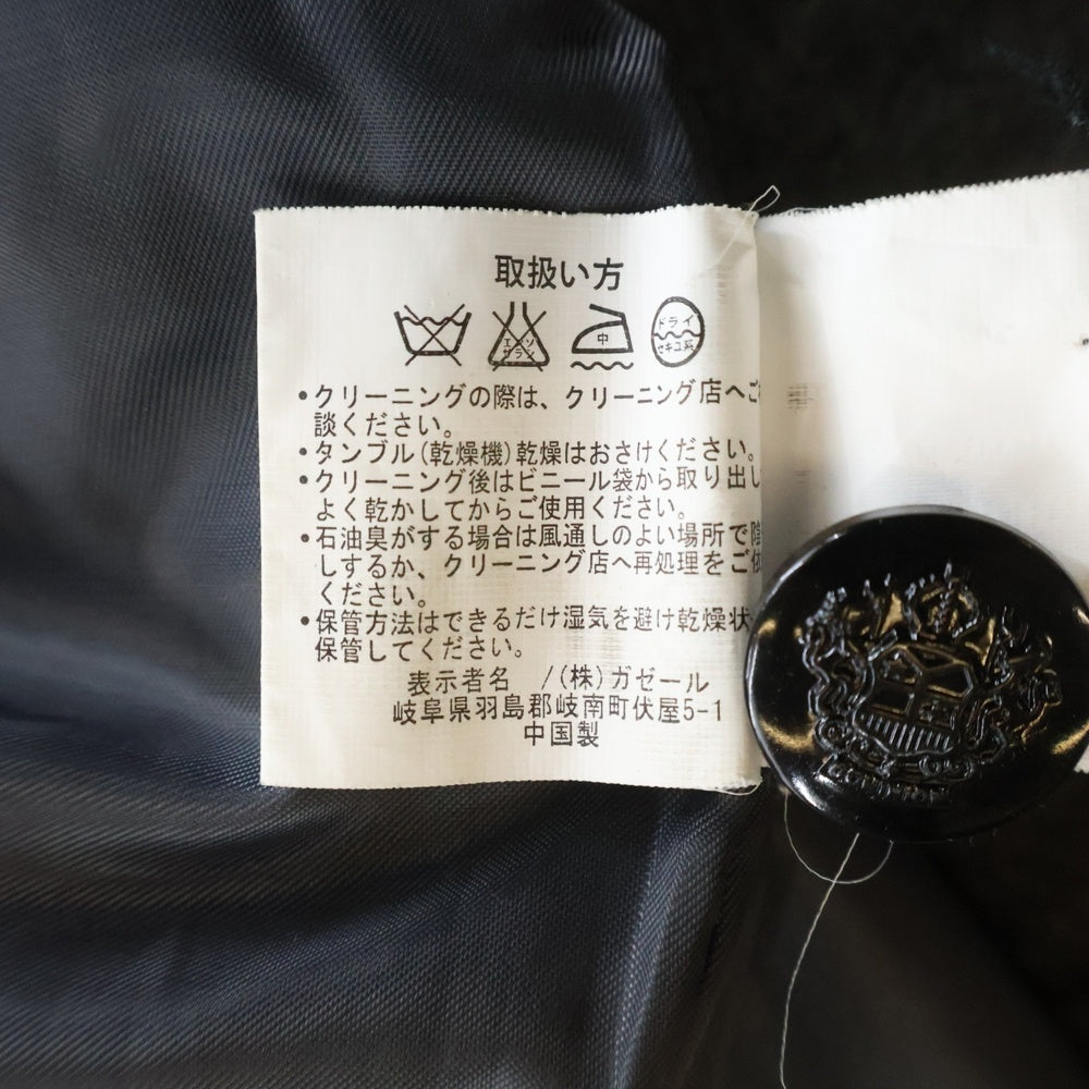 NO BRAND(ノーブランド) AMORTE ウール ダブルブレスト Pコート グレー