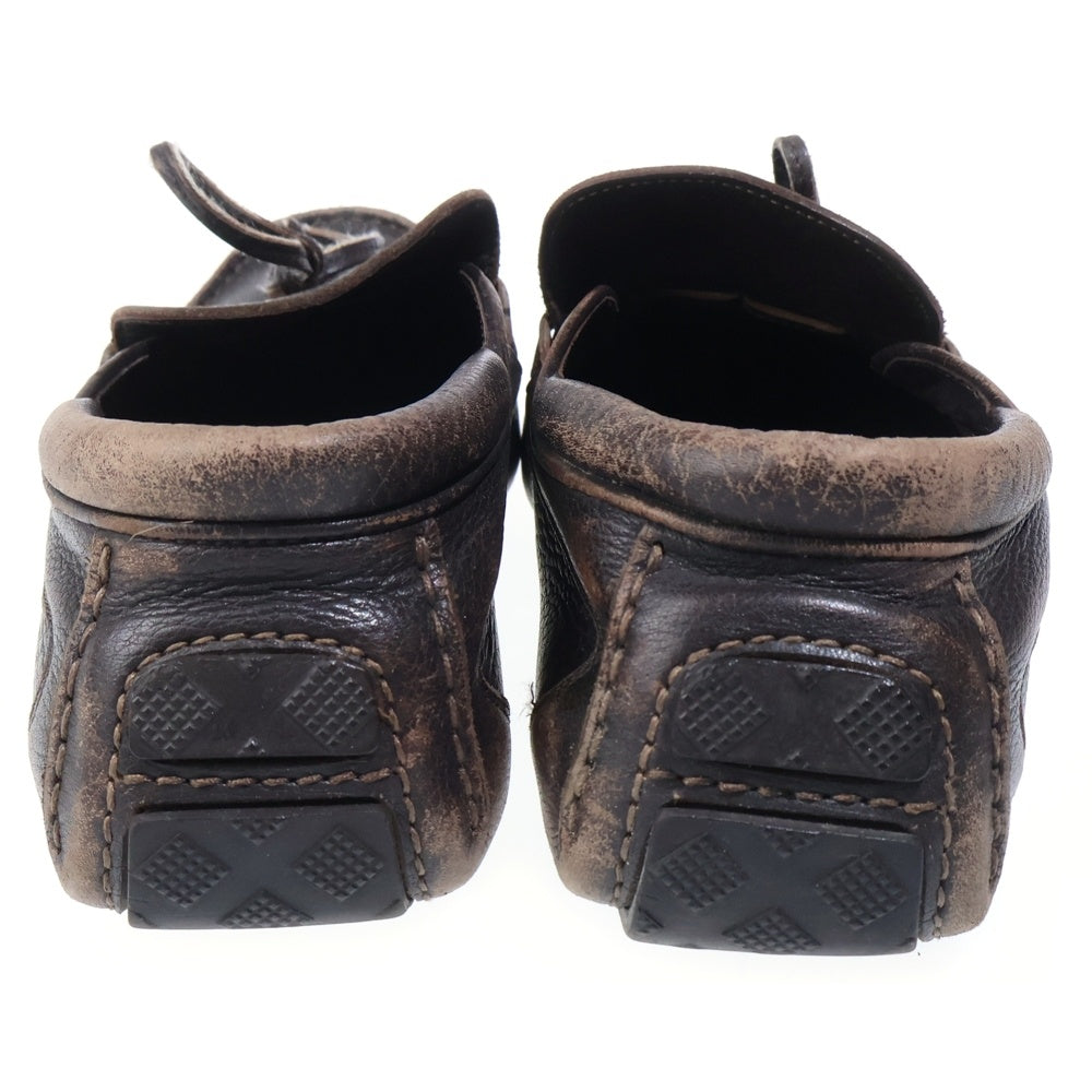 BOTTEGA VENETA(ボッテガヴェネタ) レザー ドライビングシューズ ブラウン