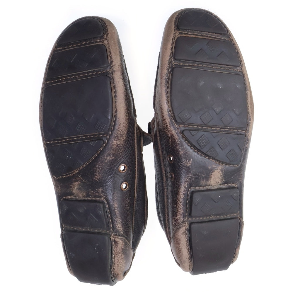 BOTTEGA VENETA(ボッテガヴェネタ) レザー ドライビングシューズ ブラウン