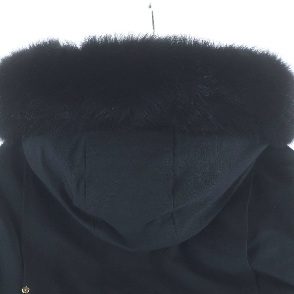 MOOSE KNUCKLES(ムースナックルズ) スターリング パーカー ファーフーデッド ジップアップ ダウンジャケット ブラック M-69836