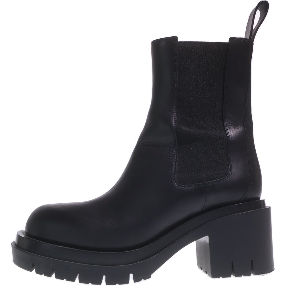 BOTTEGA VENETA(ボッテガヴェネタ) ラグ チェルシーブーツ レザー ブラック レディース