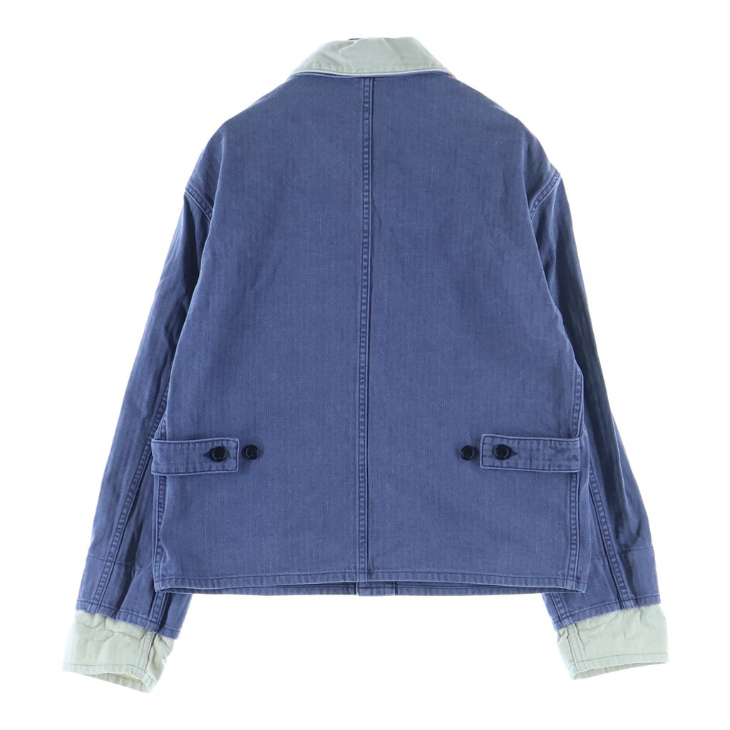 DIOR(ディオール) 23SS ヘリンボーンカバーオール ブルー #44 313D485AY519 レディース