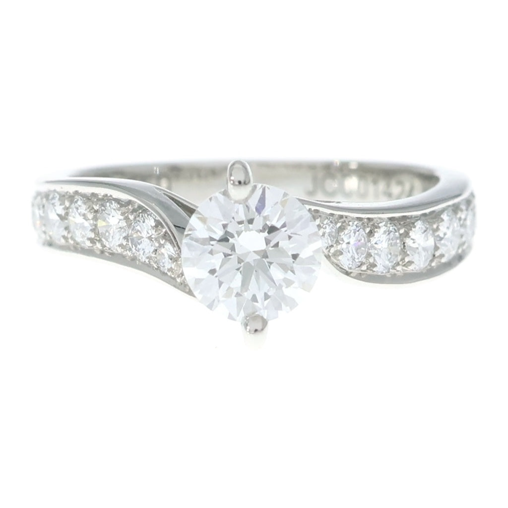 Van Cleef & Arpels(ヴァンクリーフアンドアーペル) アカント ダイヤモンド リング 指輪 Pt950 プラチナ JC001424 レディース