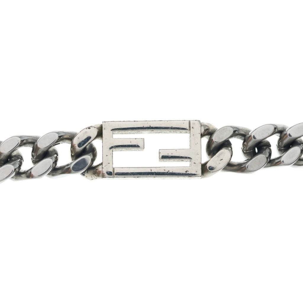 FENDI(フェンディ) バゲット チェーン ネックレス シルバー