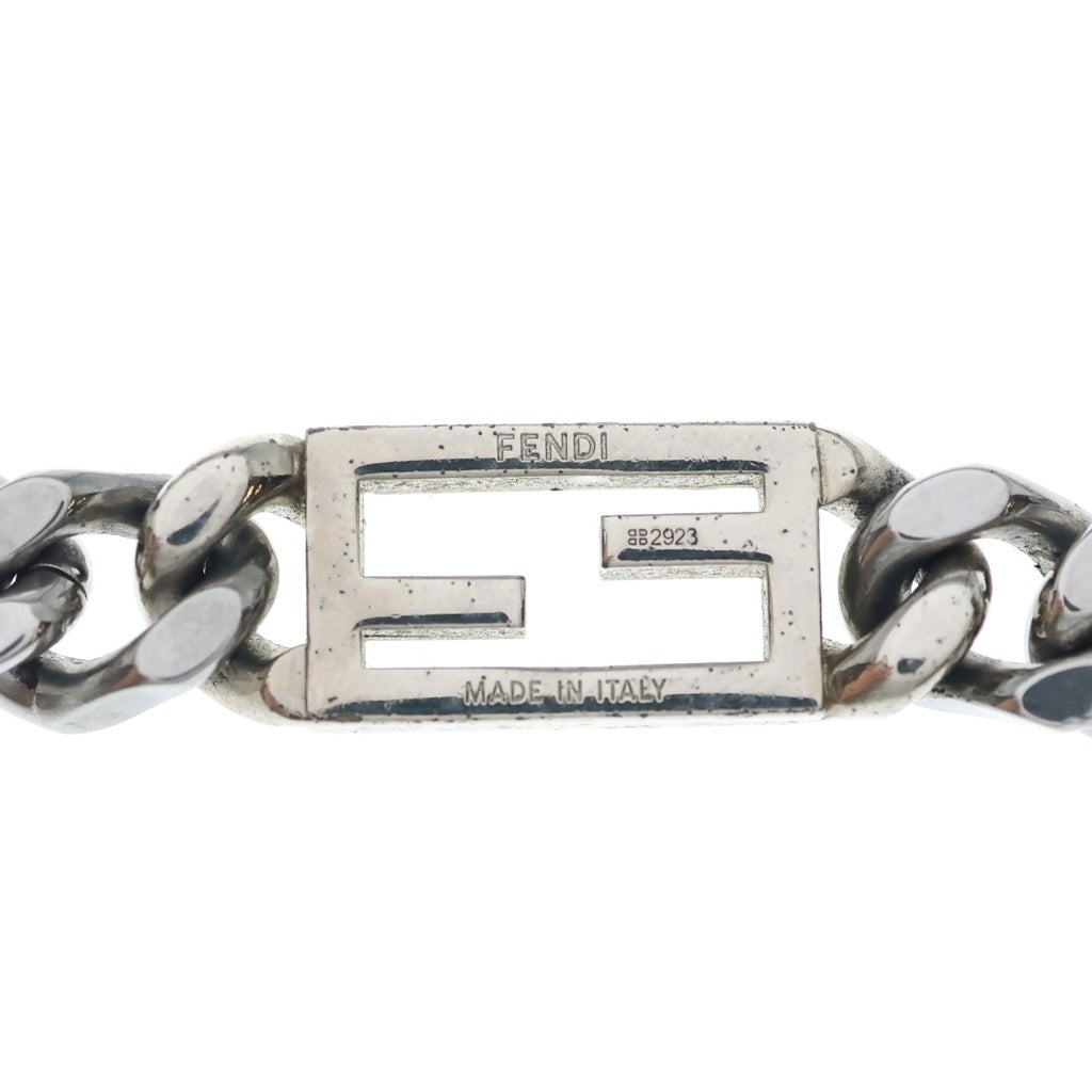 FENDI(フェンディ) バゲット チェーン ネックレス シルバー