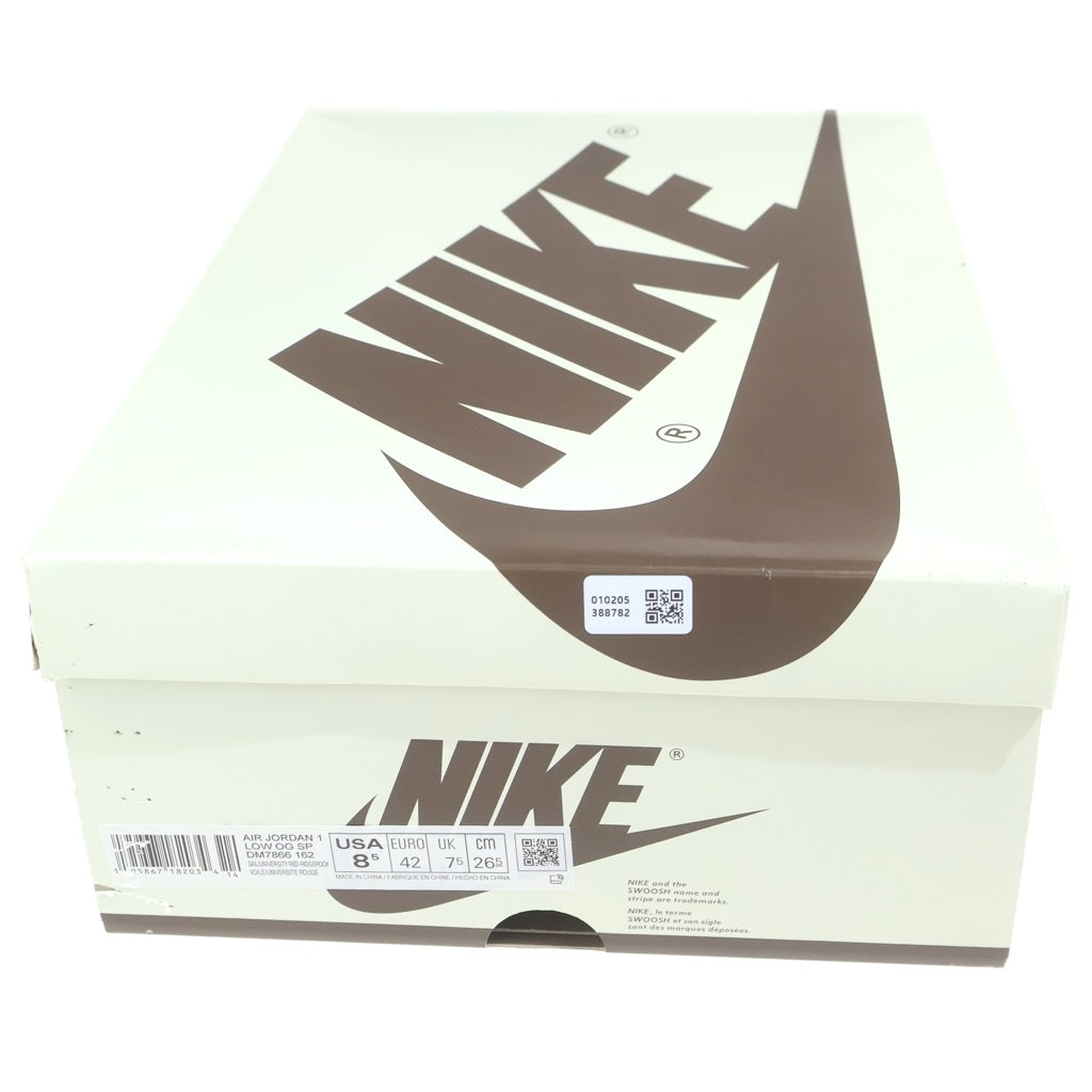NIKE(ナイキ) × トラヴィス・スコット エアジョーダン1 ローOG リバースモカ #26 DM7866-162