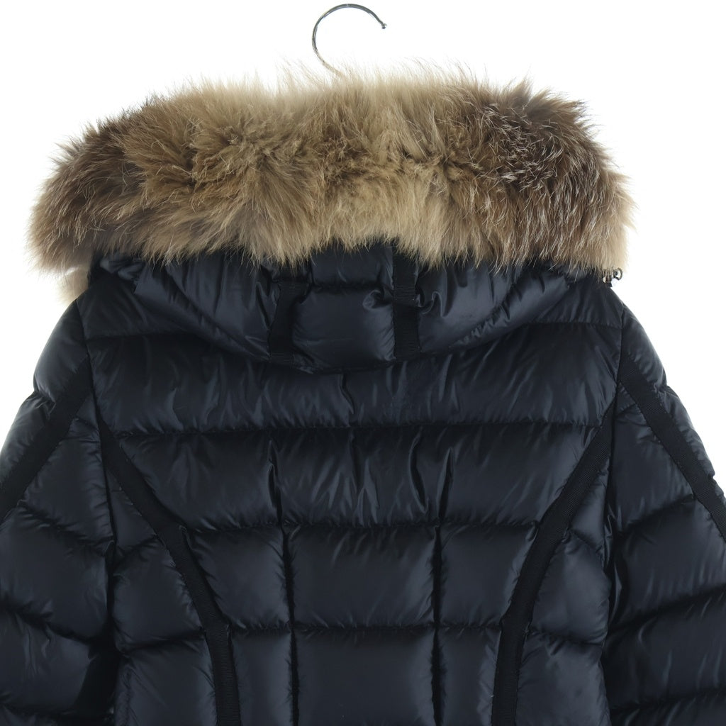 MONCLER(モンクレール) フード ナイロン ダウンジャケット ダウンコート ブラック #00 F20931C51601 レディース