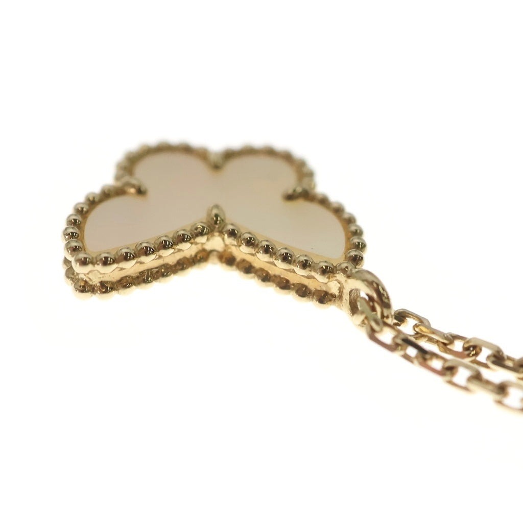 Van Cleef & Arpels(ヴァンクリーフアンドアーペル) スウィートアルハンブラ パピヨン マザーオブパール ネックレス 18KYG VCARF69300 ジュエリー レディース