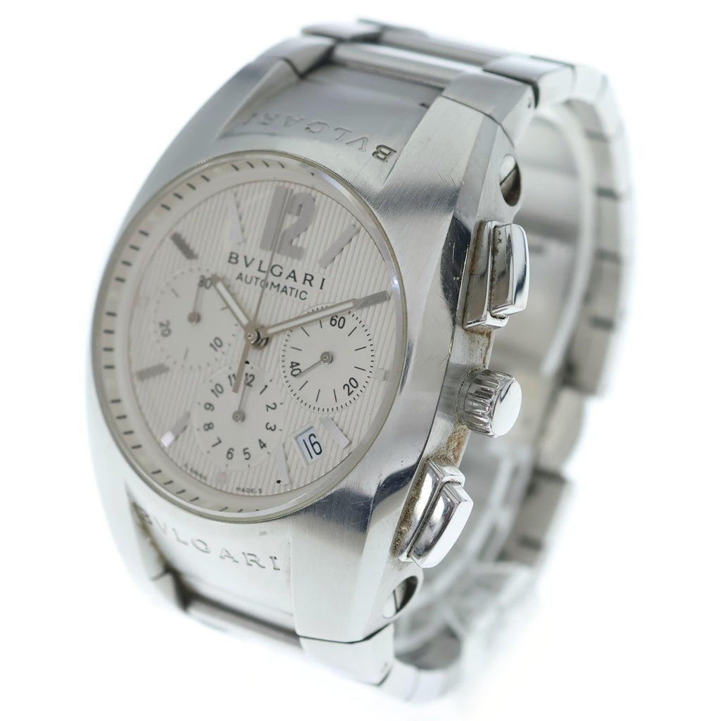 BVLGARI(ブルガリ) エルゴン クロノグラフ SS/AT ステンレス オートマ 自動巻き 腕時計 EG40SCH シルバー文字盤