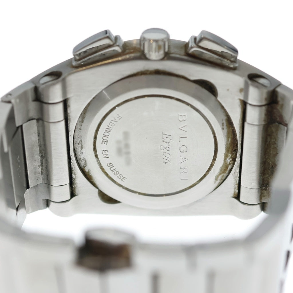 BVLGARI(ブルガリ) エルゴン クロノグラフ SS/AT ステンレス オートマ 自動巻き 腕時計 EG40SCH シルバー文字盤