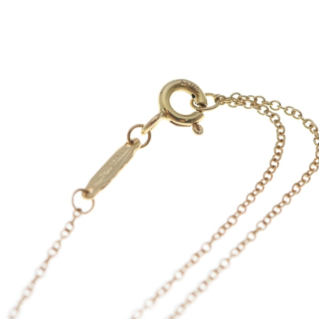 TIFFANY & Co.(ティファニー) Tスマイル ミニ ダイヤモンド Au750 K18YG ネックレス イエローゴールド レディース