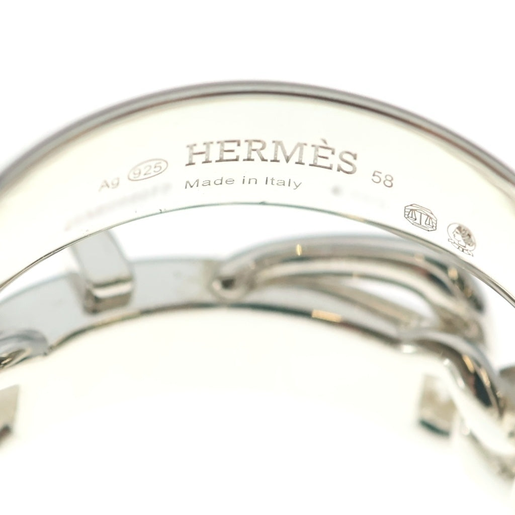 HERMES(エルメス) ブックルセリエ アンフレクシブル SV925 #58 リング 指輪 シルバー