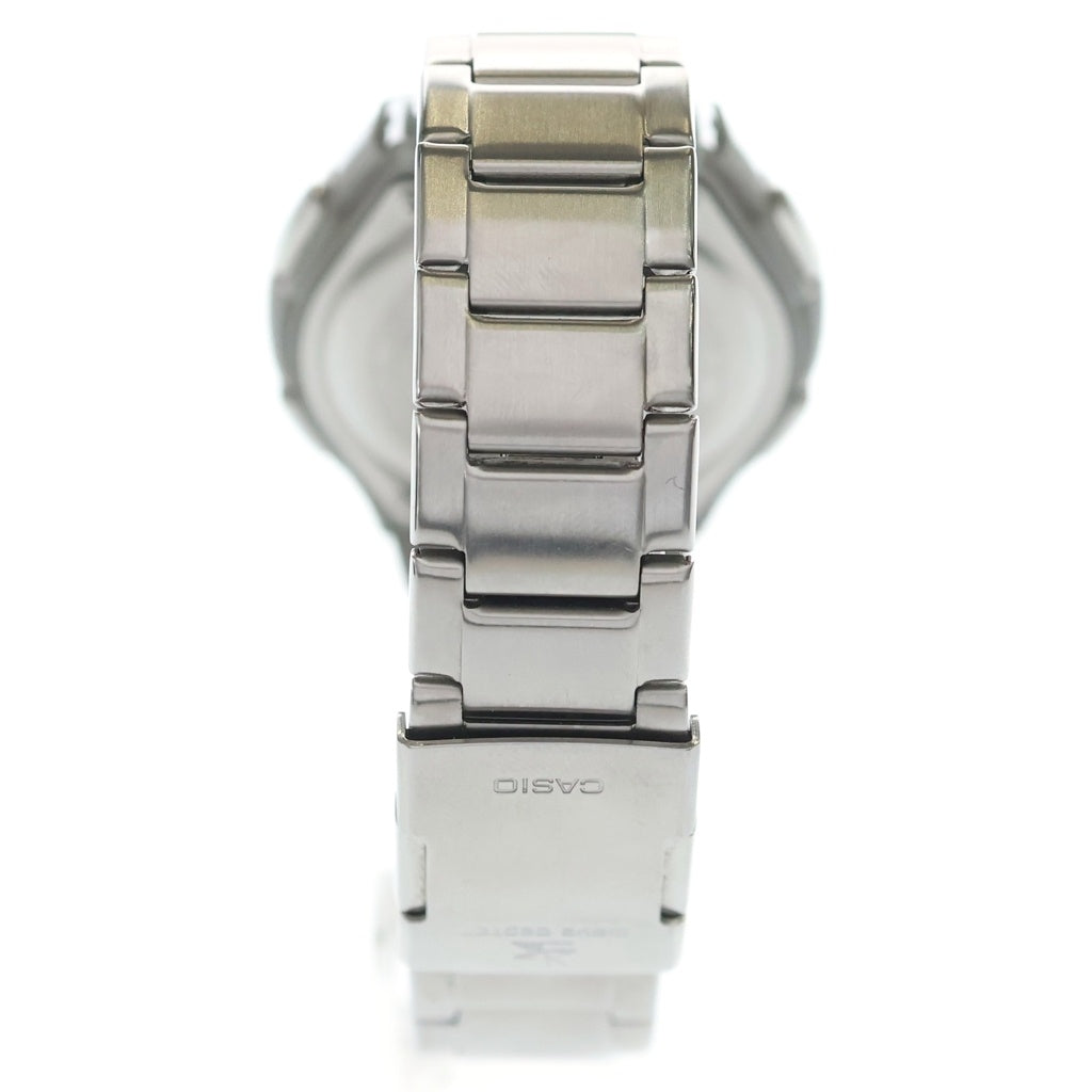 CASIO(カシオ) ウェーブセプター MULTIBAND6 デジタル アナログ タフソーラー 腕時計 シルバー WVA-M650D-1A2JF