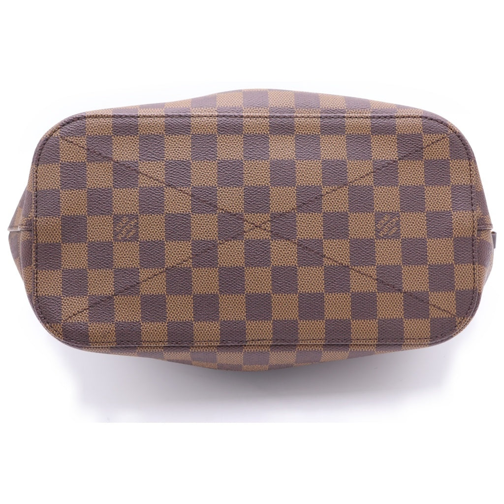 LOUIS VUITTON(ルイヴィトン) ダミエ エベヌ シエナMM PVC レザー 2WAY ショルダーバッグ トートバッグ N41546 ブラウン レディース