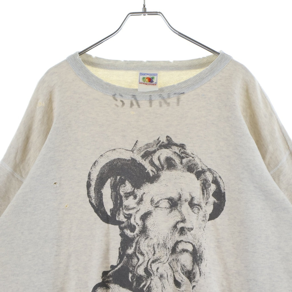SAINT MICHAEL(セントマイケル) 23AW セントマイケル×アリーズ クルーネックスウェット トレーナー アイボリー SM-A23-0000-023