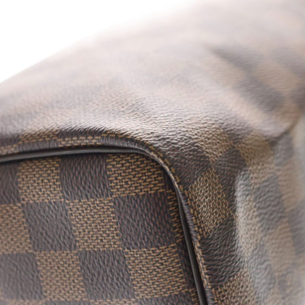 LOUIS VUITTON(ルイヴィトン) ダミエ スピーディーバンドリエール25 PVC レザー 2WAY ショルダーバッグ ハンドバッグ ボストンバッグ ICタイプ N41368 ブラウン レディース