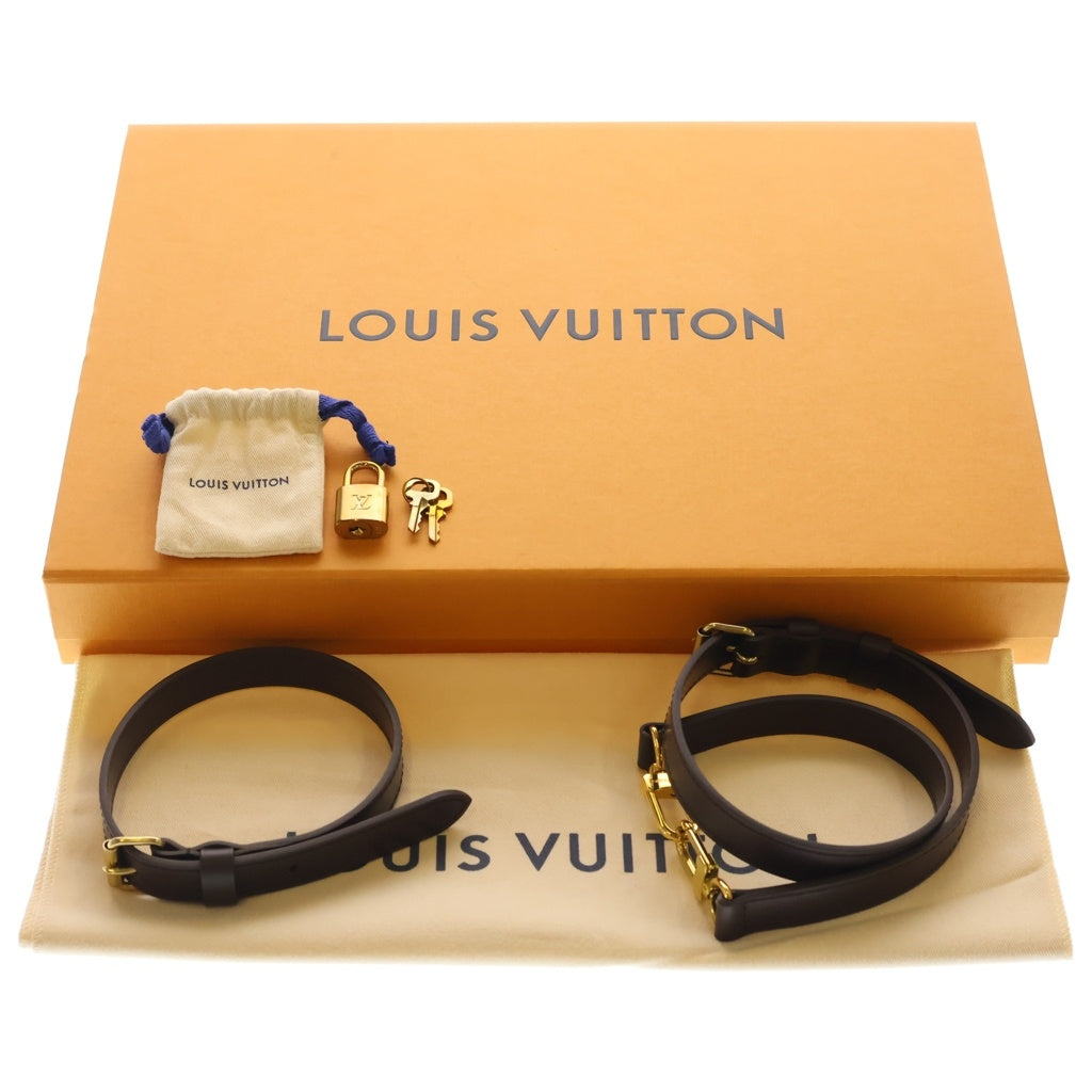 LOUIS VUITTON(ルイヴィトン) ダミエ スピーディーバンドリエール25 PVC レザー 2WAY ショルダーバッグ ハンドバッグ ボストンバッグ ICタイプ N41368 ブラウン レディース