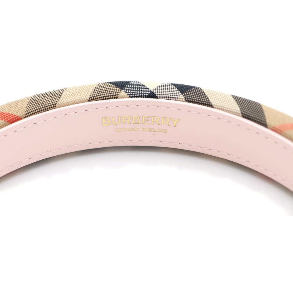 BURBERRY(バーバリー) ノバチェック カチューシャ ヘアバンド ベージュ レディース