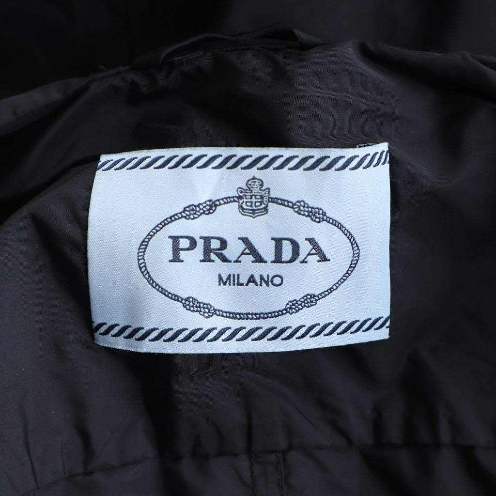 PRADA(プラダ) ナイロンジップパーカー フーディー ブラック #38 ACS1 2019 115