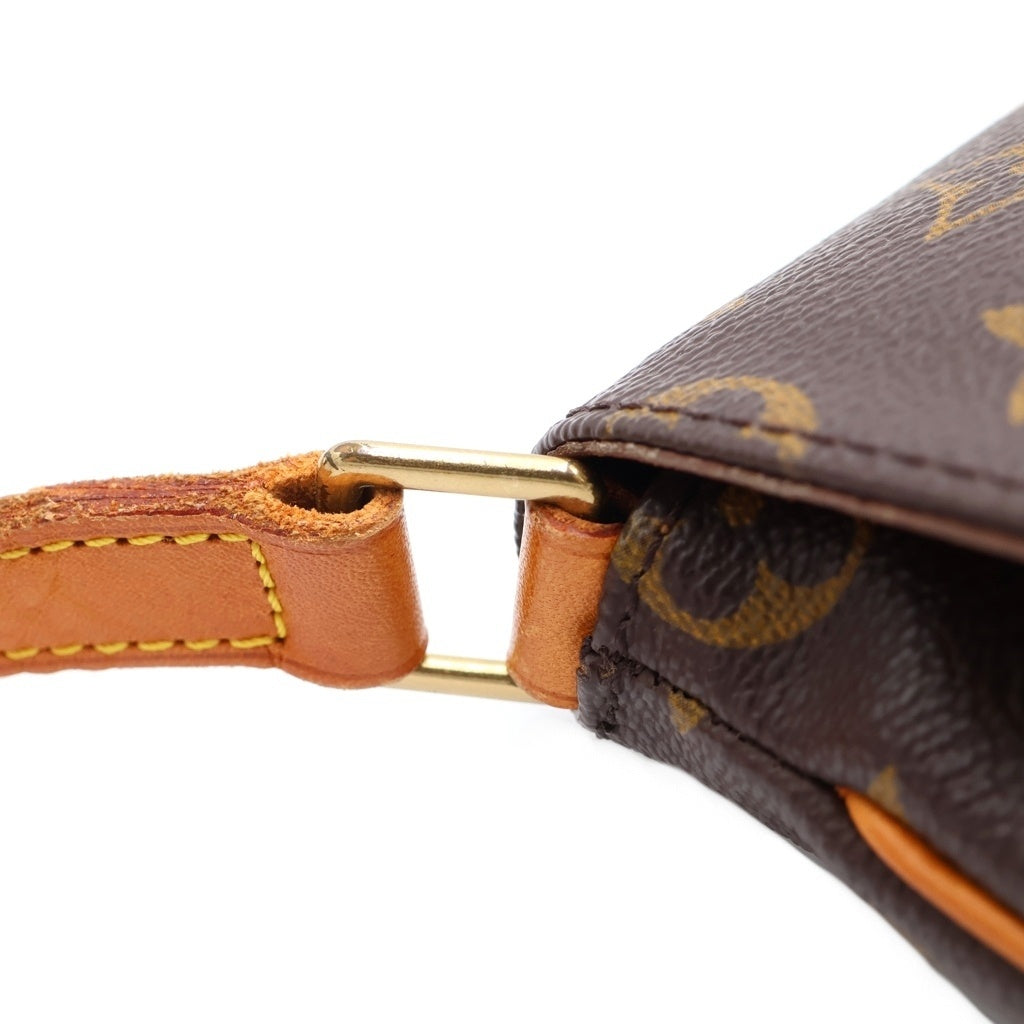 LOUIS VUITTON(ルイヴィトン) モノグラム ミュゼットタンゴ PVC レザー ショルダーバッグ ブラウン M51257 レディース